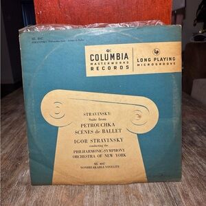 Columbia Masterworks Vinyl Record - Stravinsky Suite from Petrouchka